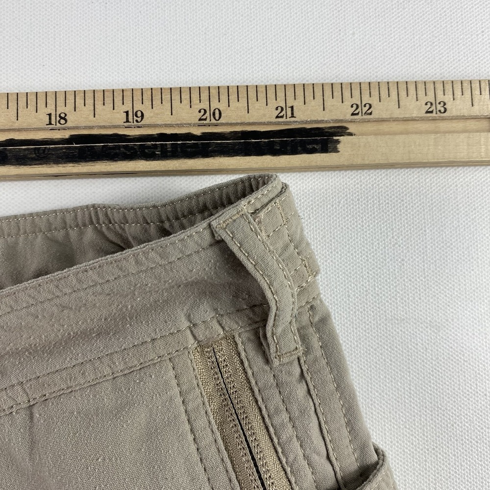 Clothing Arts Pants Mens 42x32 Khaki Nylon Cargo Hiking Pickpocket Proof Outdoor - Picture 12 of 16
